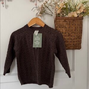 NWT Pointelle Knit Cardigan
